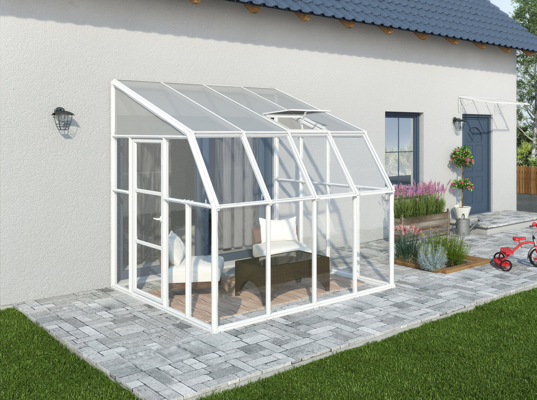 Rion Sunroom 2 Vinyl Wall Mounted Patio Gazebo & Reviews Wayfair